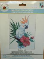 Compleet borduurpakket, Ladybird no count, cockatoo call, Hobby en Vrije tijd, Borduren en Borduurmachines, Ophalen of Verzenden
