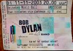 Gebruikt ticket Bob Dylan 2003 Heineken Music Hall, Ophalen of Verzenden, Gebruikt, Foto of Kaart