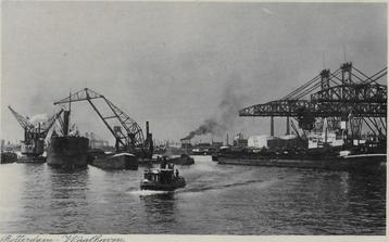 B117-Rotterdam,Waalhaven,schepen,kranen beschikbaar voor biedingen