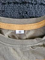 Khaki groen shirt met graafmachine Maat 80, Zeeman, Onbekend, Ophalen of Verzenden, Zo goed als nieuw