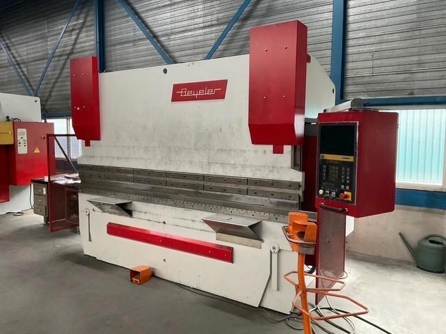Beyeler hydraulische kantbank type PR6 100x3100, Zakelijke goederen, Machines en Bouw | Metaalbewerking, Ophalen of Verzenden
