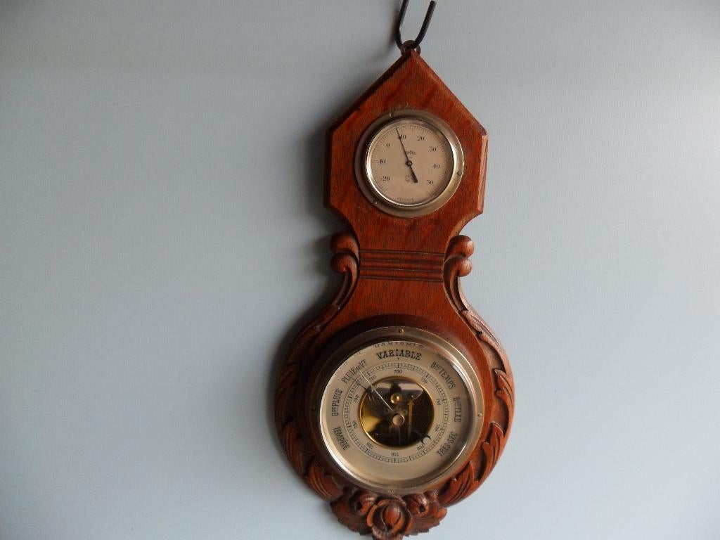 Lufft – Barometer & Thermometer, Ophalen of Verzenden, Zo goed als nieuw, Barometer
