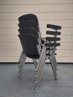4x vintage stoelen castelli dsc 106 giancarlo piretti stijl, Ophalen, Mid century modern Industrieel, Gebruikt, .