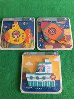 3 Leuke puzzeltjes(helicopter,raket en boot), Ophalen of Verzenden, Zo goed als nieuw, 6 maanden tot 2 jaar, Van hout