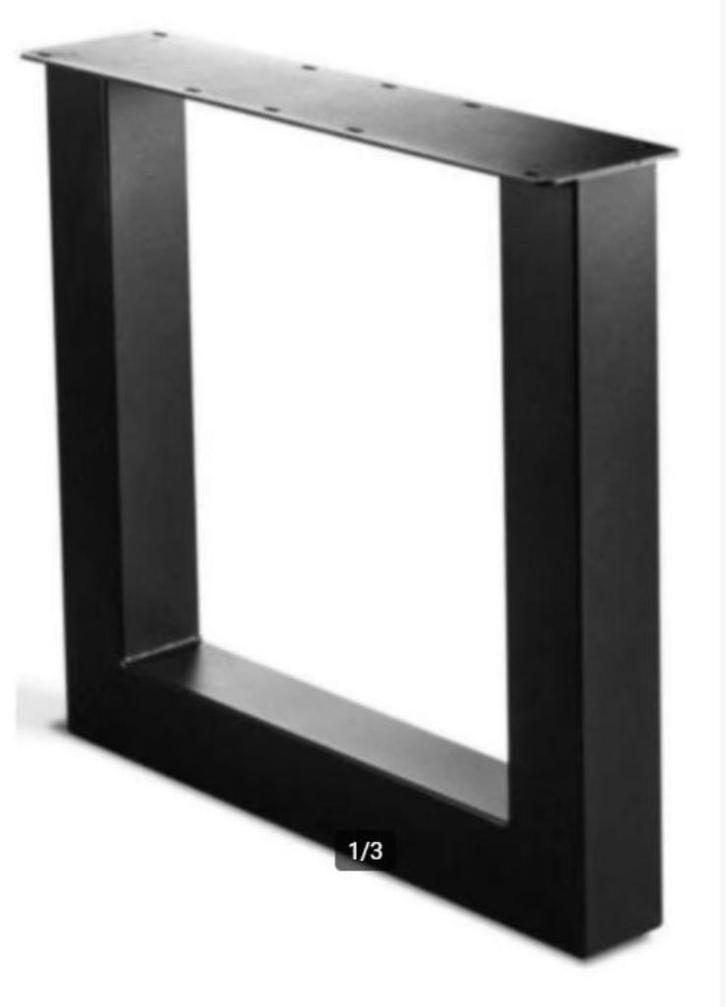 U poot | Industriële tafelpoot, Huis en Inrichting, Tafelonderdelen, Nieuw, 50 tot 100 cm, 50 tot 100 cm, Ophalen of Verzenden