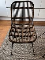 2 Leen Bakker stoelen - Prima staat!, Ophalen, Twee, Bruin, Riet of Rotan