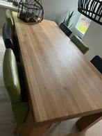 Mooie eiken tafel 230 bij 100, Ophalen of Verzenden, Zo goed als nieuw, 6 tot 8 stoelen