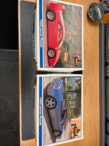 Ferrari puzzel 2 stuks beschikbaar voor biedingen