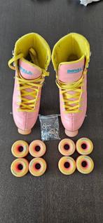Impala Sidewalk Skates - 58mm, roze/geel, maat 37 vr, Verstelbaar, Zo goed als nieuw, Inline skates 4 wielen, Dames