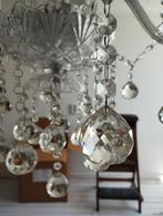 Klassieke glazen kroonluchter - 5 armen, Ophalen, Gebruikt, Glas, Klassiek