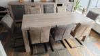 Eettafel + 8 comfortabele stoelen HACO, Huis en Inrichting, Ophalen, Zo goed als nieuw