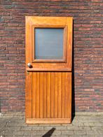 Afzelia houten norhtgo voordeur tuindeur/poort 88bx201,5h, Ophalen, Gebruikt, 80 tot 100 cm, Buitendeur