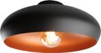 2x EGLO Mogano Plafondlamp - E27 - Ø 40 cm - Zwart/Koper, Huis en Inrichting, Lampen | Plafondlampen, Gebruikt, Metaal, Ophalen