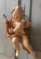 Prachtige grote engel met mandola mandoline, Antiek en Kunst, Ophalen of Verzenden