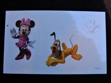 NIEUW! Disney Stickervel Mini Mouse En Pluto >Snelle Verzend beschikbaar voor biedingen