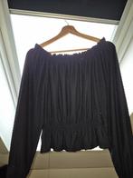 Zwart H&M topje lange mouwen (M), Kleding | Dames, Blouses en Tunieken, H&M, Zwart, Zo goed als nieuw, Ophalen