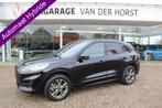 Ford Kuga 2.5-225pk Plug-in Hybrid ST-Line X. Hybride rijden, Auto's, Ford, 12 maanden, Zwart, 4 cilinders, Leder en Stof