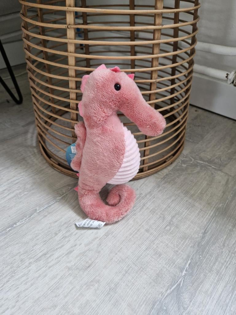 Roze Knuffel Zeepaardje - Nieuwstaat, Ophalen of Verzenden, Zo goed als nieuw, Overige typen