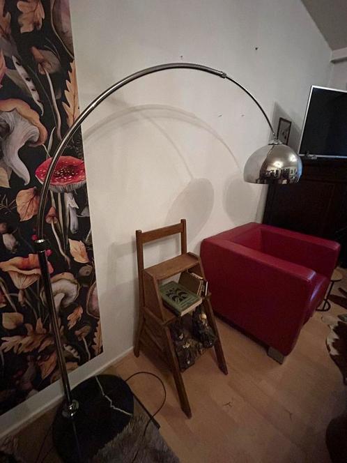 Design vloerlamp,  mooie booglamp t.e.a.b, Huis en Inrichting, Lampen | Vloerlampen, Zo goed als nieuw, 150 tot 200 cm, Ophalen