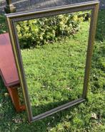 Spiegel 60 x 90 brons/goudkleurig, Huis en Inrichting, Woonaccessoires | Spiegels, Ophalen, Zo goed als nieuw, Minder dan 100 cm