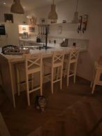 ikea barkrukken 3 stuks, Huis en Inrichting, Barkrukken, 2 krukken, Ophalen, Gebruikt, 60 tot 90 cm