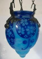 art deco Schneider lamp Le Verre Francais Azurettes, Verzenden