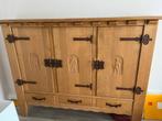 Eikenhouten Kast, Ophalen, Gebruikt, Klassiek, 150 tot 200 cm