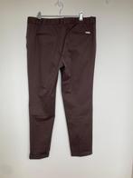 Massimo Dutti bruine pantalon maat 44 high waist satijn look, Nieuwezijds Voorburgwal 305, 1012RM te Amsterdam, Maat 42/44 (L)