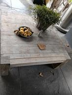 Salontafel teak, Ophalen, Gebruikt, Rechthoekig, Teakhout