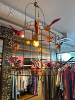 Vogelkooi Hanglamp Vintage Stijl, Huis en Inrichting, Lampen | Hanglampen, Ophalen of Verzenden, Zo goed als nieuw, Metaal, 50 tot 75 cm