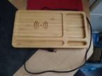 BRAINZ Wireless Charger Pad Bamboo, Ophalen of Verzenden, Zo goed als nieuw, Apple iPhone