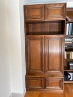 Engelse Boekenkast met Veel Ruimte, Gebruikt, 100 tot 150 cm, 200 cm of meer, Eikenhout