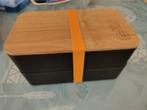 Bento Box - Lunchbox met Bamboe Deksel, Ophalen of Verzenden, Gebruikt