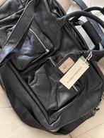 Cowboy bag zwart groot model leer zgan !, Ophalen of Verzenden, Zo goed als nieuw, Zwart, Overige typen