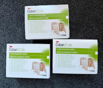 3x Coban  2 Lite.  Compressie beschikbaar voor biedingen