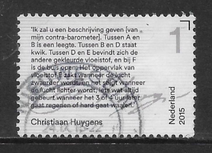 2015, Brieven schrijven, Tekst Huygens [3324] (K0404), Postzegels en Munten, Postzegels | Nederland, Ophalen of Verzenden