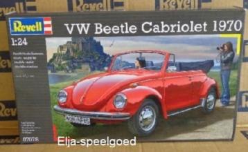Modelbouw Revell 1:24 VW Beetle Cabrio 1970 - 7078 auto beschikbaar voor biedingen