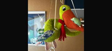 Pluche Eend Knuffel mobiel met muziekdoosje beschikbaar voor biedingen