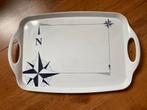 Vintage Dienblad met Kompas Design, Ophalen of Verzenden, Gebruikt, Rechthoekig, Kunststof