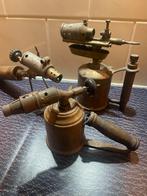 Oude gasbranders - Set van 3, Antiek en Kunst, Ophalen of Verzenden