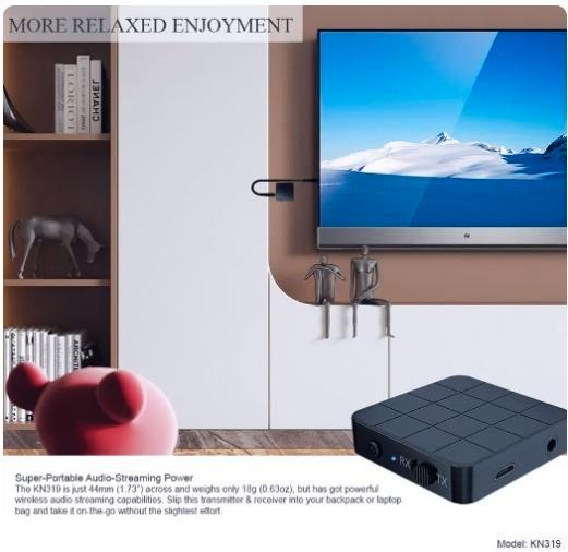 Bluetooth 5.0 Audio Receiver Transmitter, Audio, Tv en Foto, Audiokabels en Televisiekabels, Nieuw, Overige kabels, Minder dan 2 meter