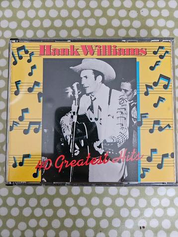 Hank Williams - 40 Greatest Hits CD beschikbaar voor biedingen