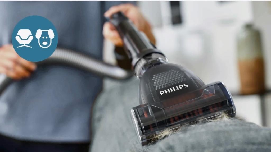 Philips Mini Turbo Borstel CRP759 – ideaal voor dierenharen, Ophalen, Overige typen, Zo goed als nieuw, Minder dan 1200 watt