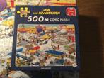 jan van haasteren puzzel - Busy airport, Ophalen, 500 t/m 1500 stukjes, Zo goed als nieuw, Legpuzzel