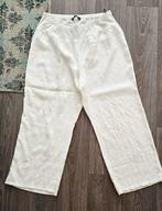 54 56 NIEUW Linnen broek wit, X-Two, Verzenden, Wit, Nieuw