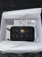 Dior Caro double pouch tas zwart leer goud new clutch crossb, Nieuw, Overige merken, Ophalen of Verzenden, Leer