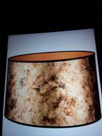 Lampenkap, Huis en Inrichting, Lampen | Lampenkappen, Rond, Ophalen of Verzenden, Zo goed als nieuw, Bruin