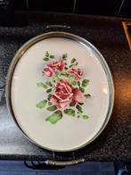 Dienblad met rozen Foreign 5193, Antiek en Kunst, Ophalen of Verzenden