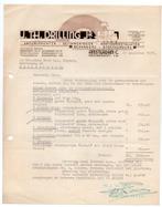 briefhoofd J. TH. Drilling Jr. Amsterdam - C - 1957, Verzamelen, Verzenden, Gebruikt, Gebruiksvoorwerp