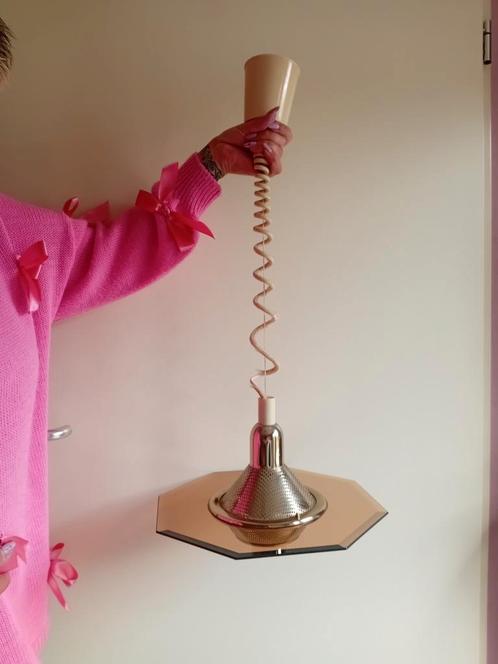 Vintage jaren 60 hanglamp, Huis en Inrichting, Lampen | Plafondlampen, Gebruikt, Ophalen of Verzenden